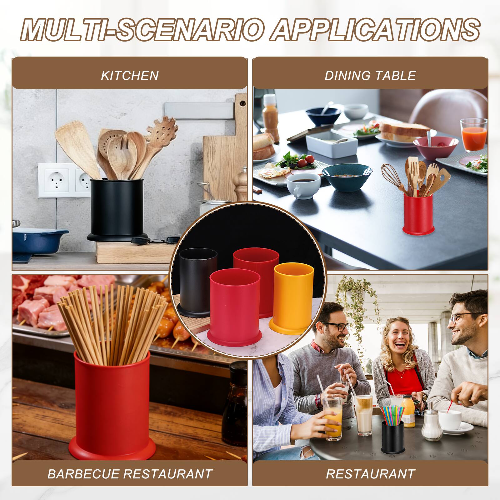 MULTI-SCENARIO APPLICATIONS

KITCHEN

DINING TABLE

BARBECUE RESTAURANT

RESTAURANT