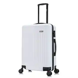 DUKAP - STRATOS lightweight hardside Spinner Luggage 24" - White