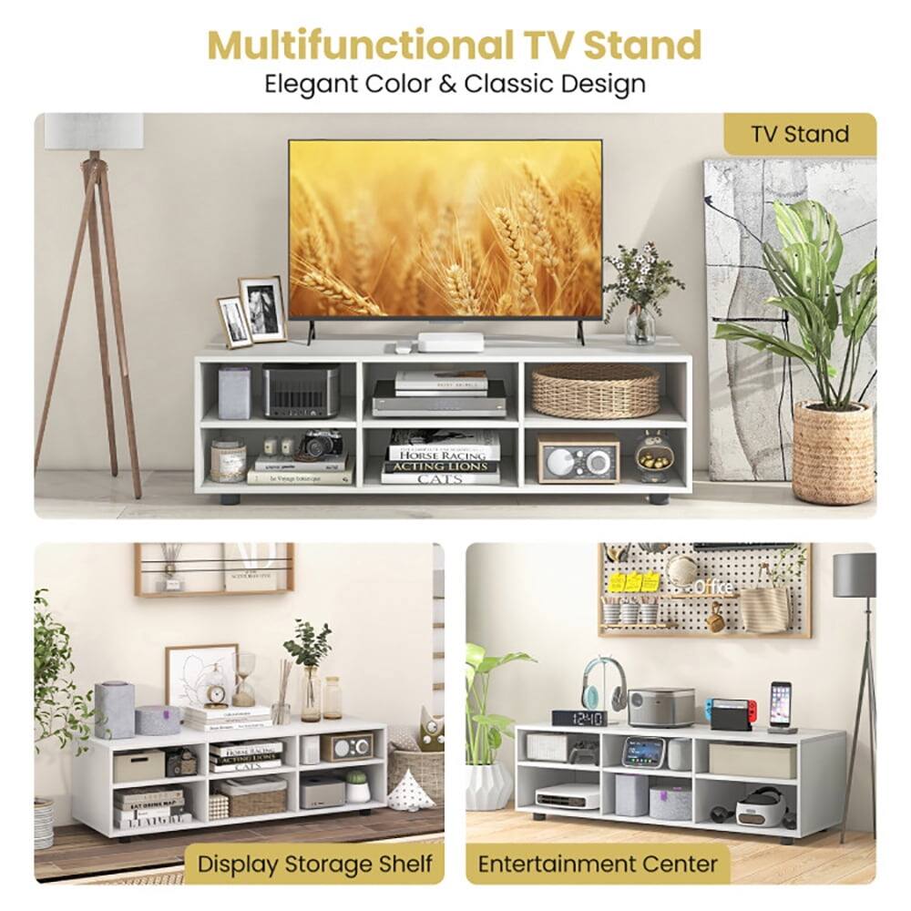 Multifunctional TV Stand  
Elegant Color & Classic Design  

TV Stand  

Display Storage Shelf  

Entertainment Center