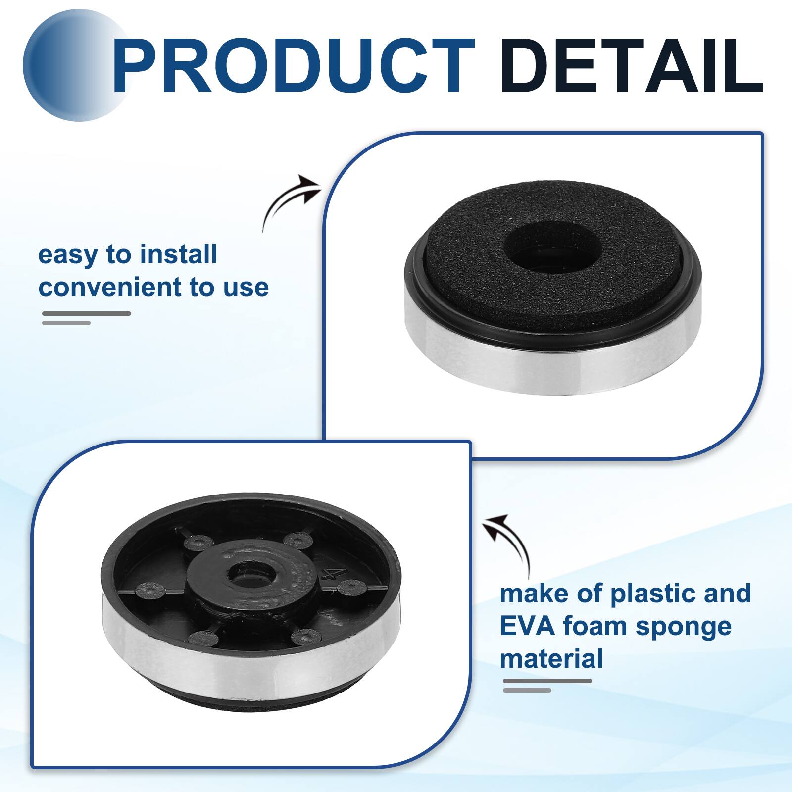 PRODUCT DETAIL

- easy to install
- convenient to use

- make of plastic and EVA foam sponge material