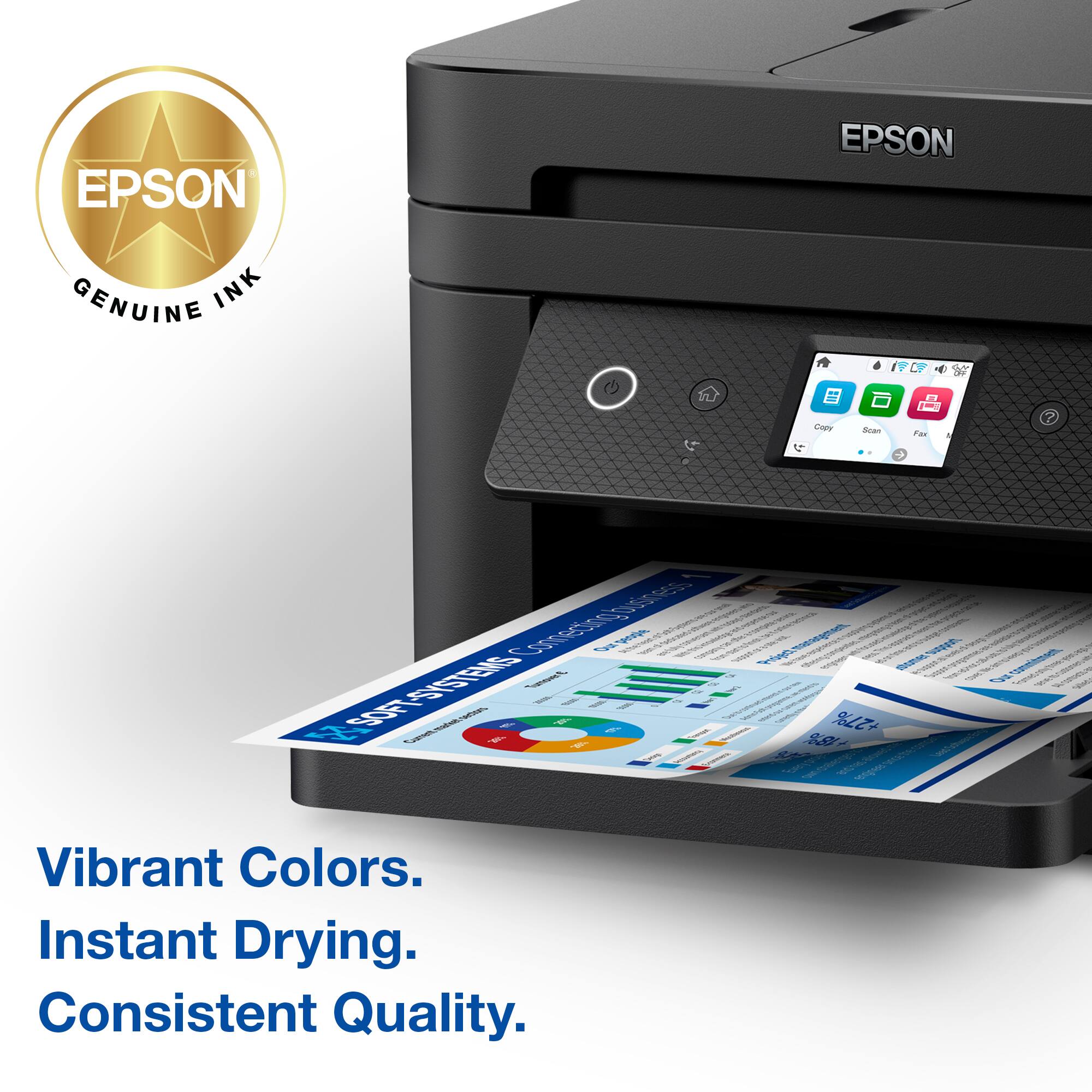 EPSON GENUINE INK - Cam Sian Fast Upload - Sian Fas upredrnl - Sian Fas upredrnl - Sian Fas upredrnl - Vibrant Colors. Instant Drying. Consistent Quality.