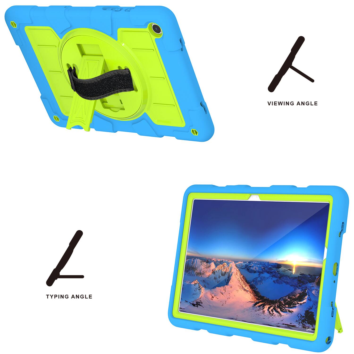 VIEWING ANGLE / TYPING ANGLE