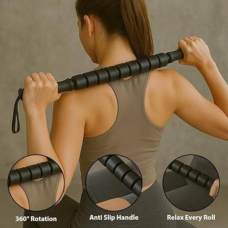 360° Rotation  
Anti Slip Handle  
Relax Every Roll
