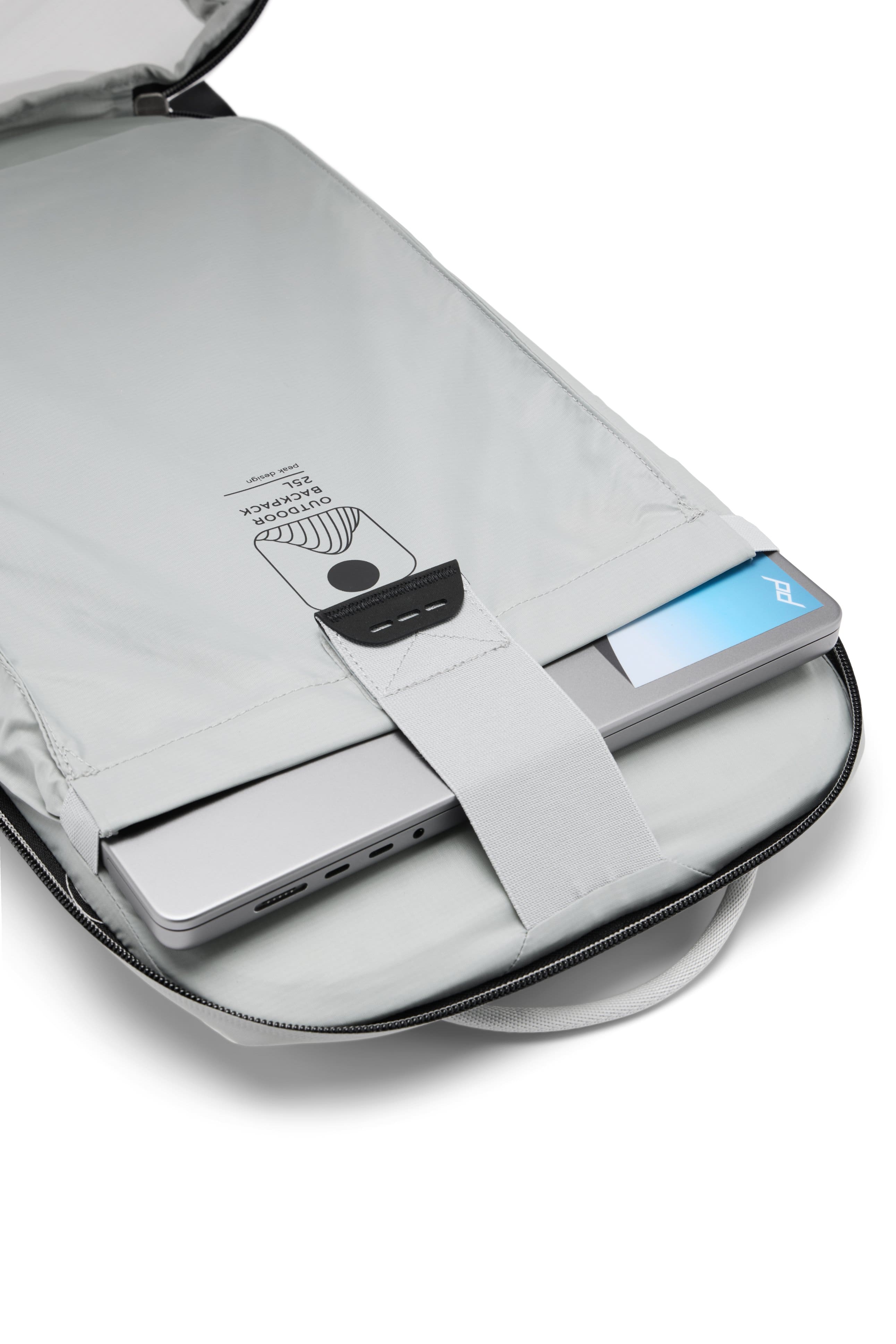 The text on the image reads "utip 25L OUTDOOR d."