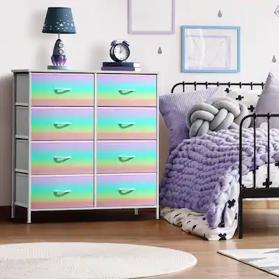 Sorbus 8 Drawers Dresser Storage Unit with Steel Frame, Wood Top, Fabric Bins for Bedroom, Closet, Office, and more Trippy DRW-CU8-RB2 - Best Buy Sorbus 8 Drawers Dresser Storage Unit with Steel Frame, Wood Top, Fabric Bins for Bedroom, Closet, Office, and more Trippy DRW-CU8-RB2 - Best Buy