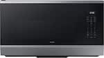Samsung - 1.7 cu ft. Bespoke Smart Over-the-Range Microwave with Air Fry Max & Convection - Stainless Steel