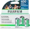 400 SPEED FILM
VITESSE DU FILM
VELOCIDAD DE PELÍCULA
3 ROLLS / ROULEAUX / ROLLOS
FUJIFILM
ALL OCCASIONS
35MM FILM FOR COLOR PRINTS
TOUTE OCCASION
FILM 35MM POUR IMPRESSIONS COULEUR
TODAS LAS OCASIONES
PELÍCULA DE 35MM PARA IMPRESIONES EN COLOR
3x 36 EXPOSURES / POSES / EXPOSICIONES
Processing required
Traitement requis
Revelado Requerido
FUJIFILM