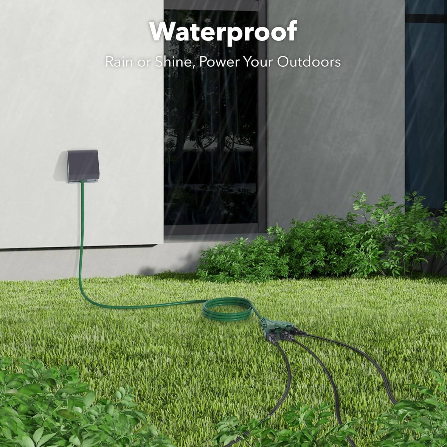 Waterproof  
Rain or Shine, Power Your Outdoors