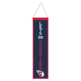 WinCraft - Cleveland Guardians 8" x 32" Slogan Wool Banner - Multicolor
