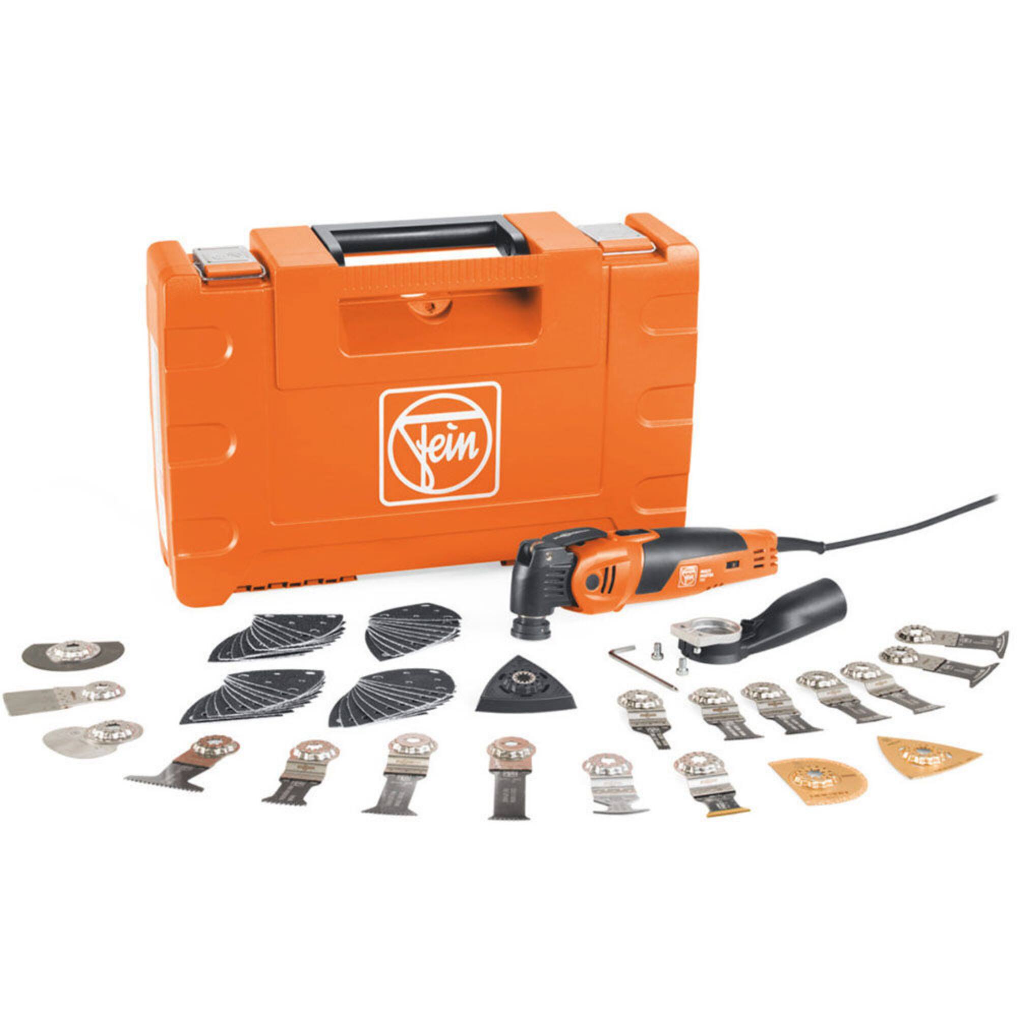 Front. Fein - Fein MultiMaster MM 700 Max Top Oscillating Tool, Starlock Max Mount.