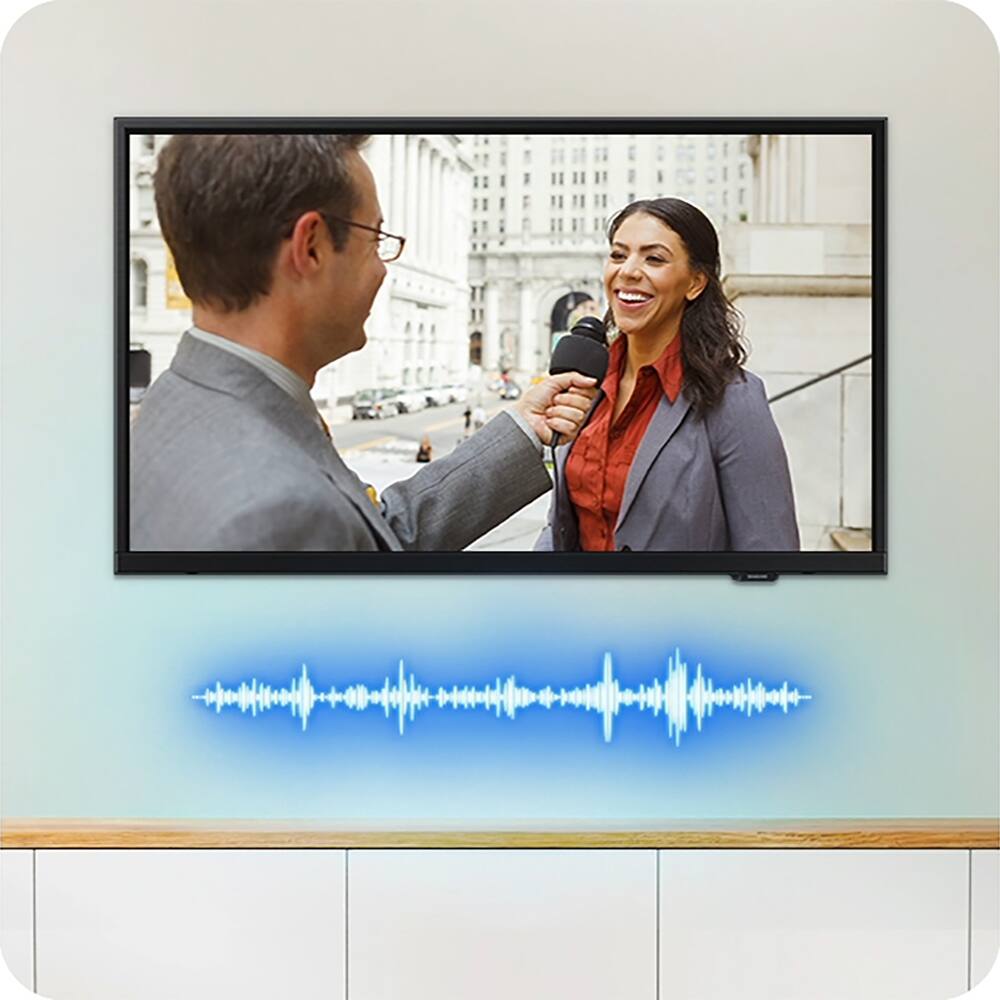 Alt View 1. Samsung - 40" F600F Series FHD Smart TV F6000F (2025) with 37" - 70" TV Wall Mount Bracket Bundle w/ 2 HDMI Cables.