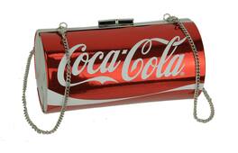 Coca-Cola Classic Can Barrel Bag with Removable Strap - Red