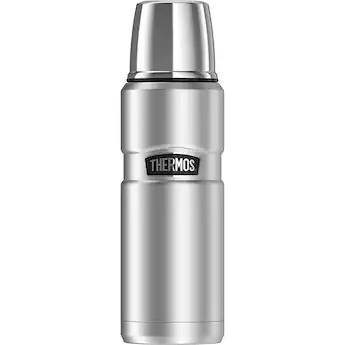 Thermos 16 oz. Stainless King Vacuum Insulated Compact Bottle Matte Silver