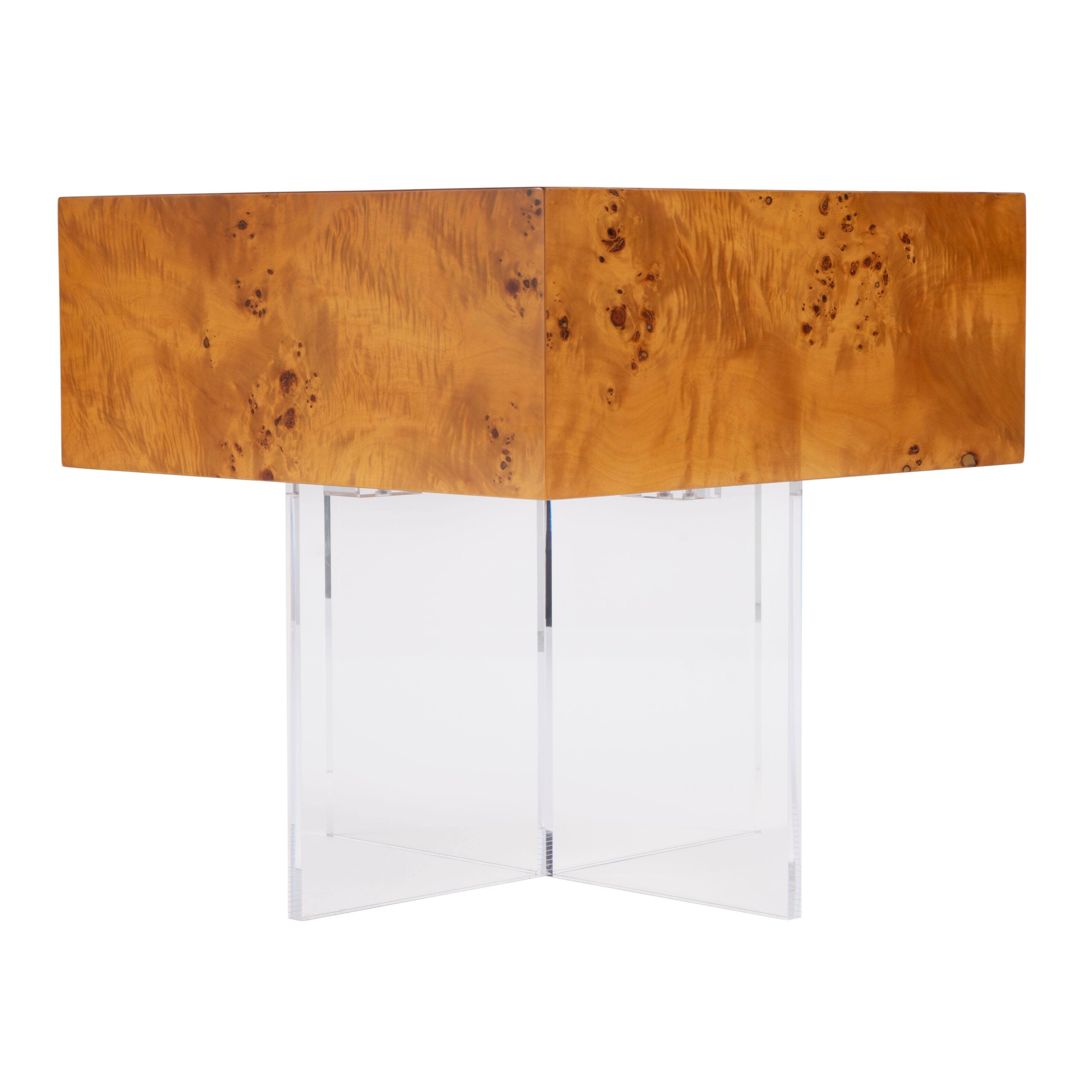 Alt View 3. Butler Specialty - Corsica 20 in. W Square Acrylic Side Table - Clear.