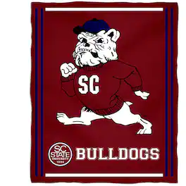 Vive La Fete - South Carolina State Bulldogs 36'' x 48'' Children's Mascot Plush Blanket - Multicolor