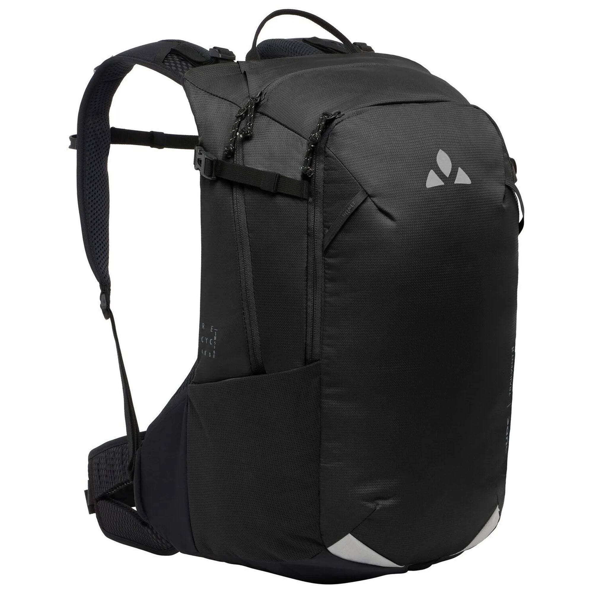 Front. VAUDE - Vaude Trailvent 20 Mountain Bike Backpack - Black - Black.