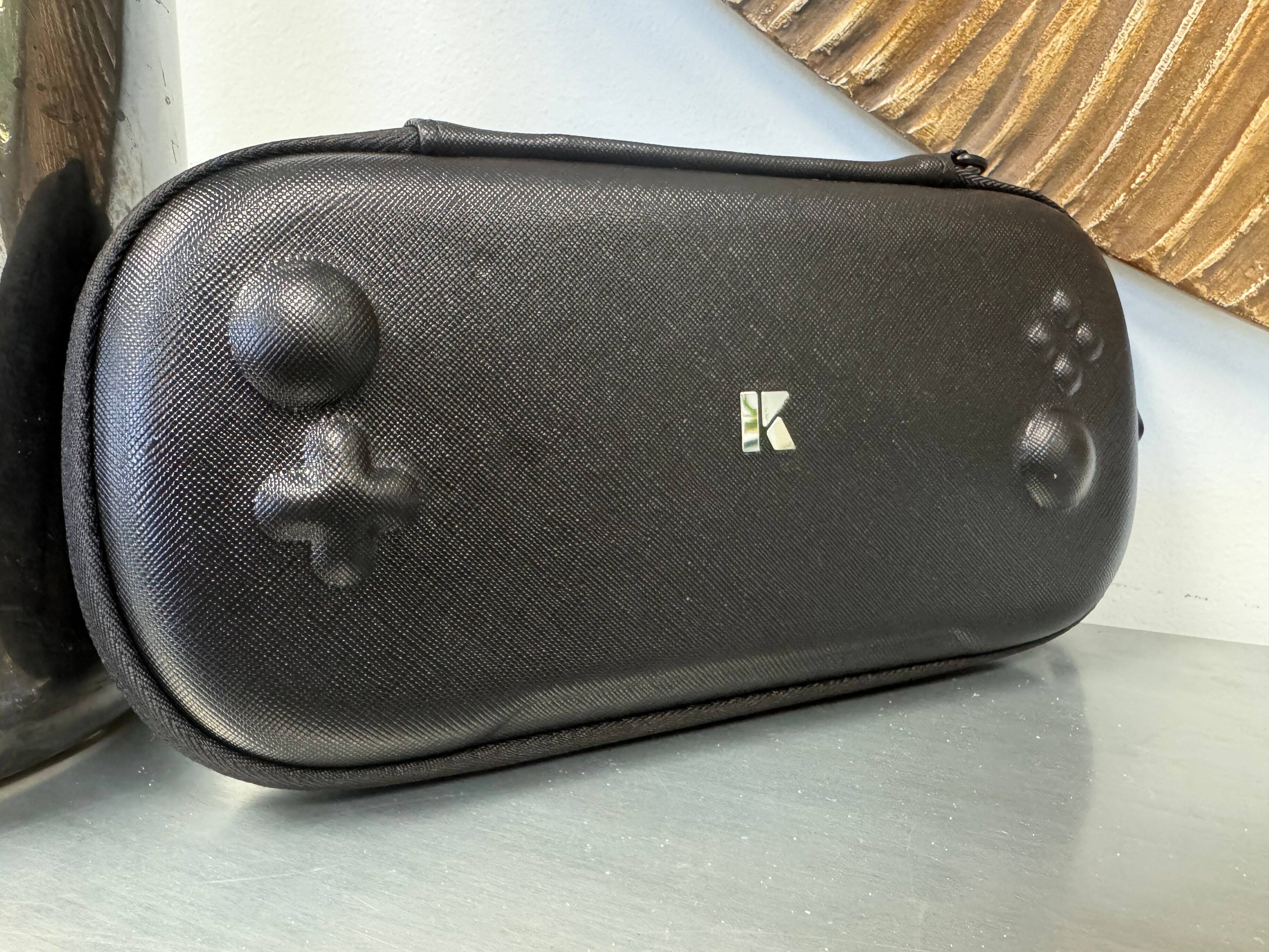 Alt View 1. KONKR - Pocket FIT Hard-Shell Carrying Case - Black.