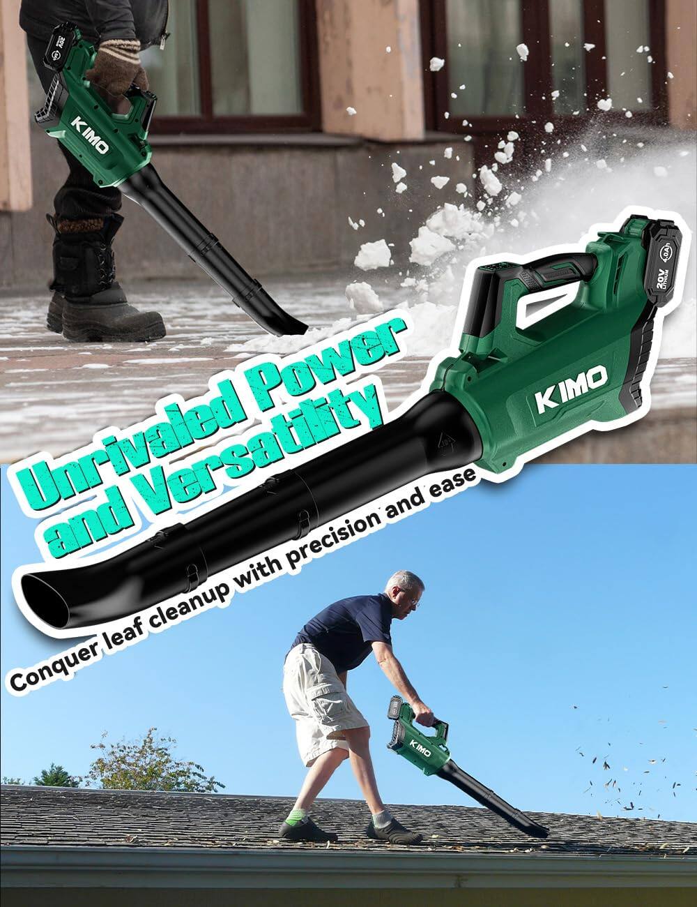 Unrivaled Power and Versatility  
Conquer leaf cleanup with precision and ease