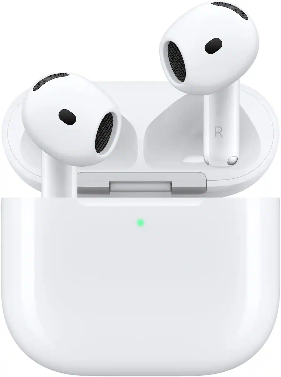 Alt View 1. Apple - AirPods 5 True Wireless Active Noise Cancelling Earbuds - White.