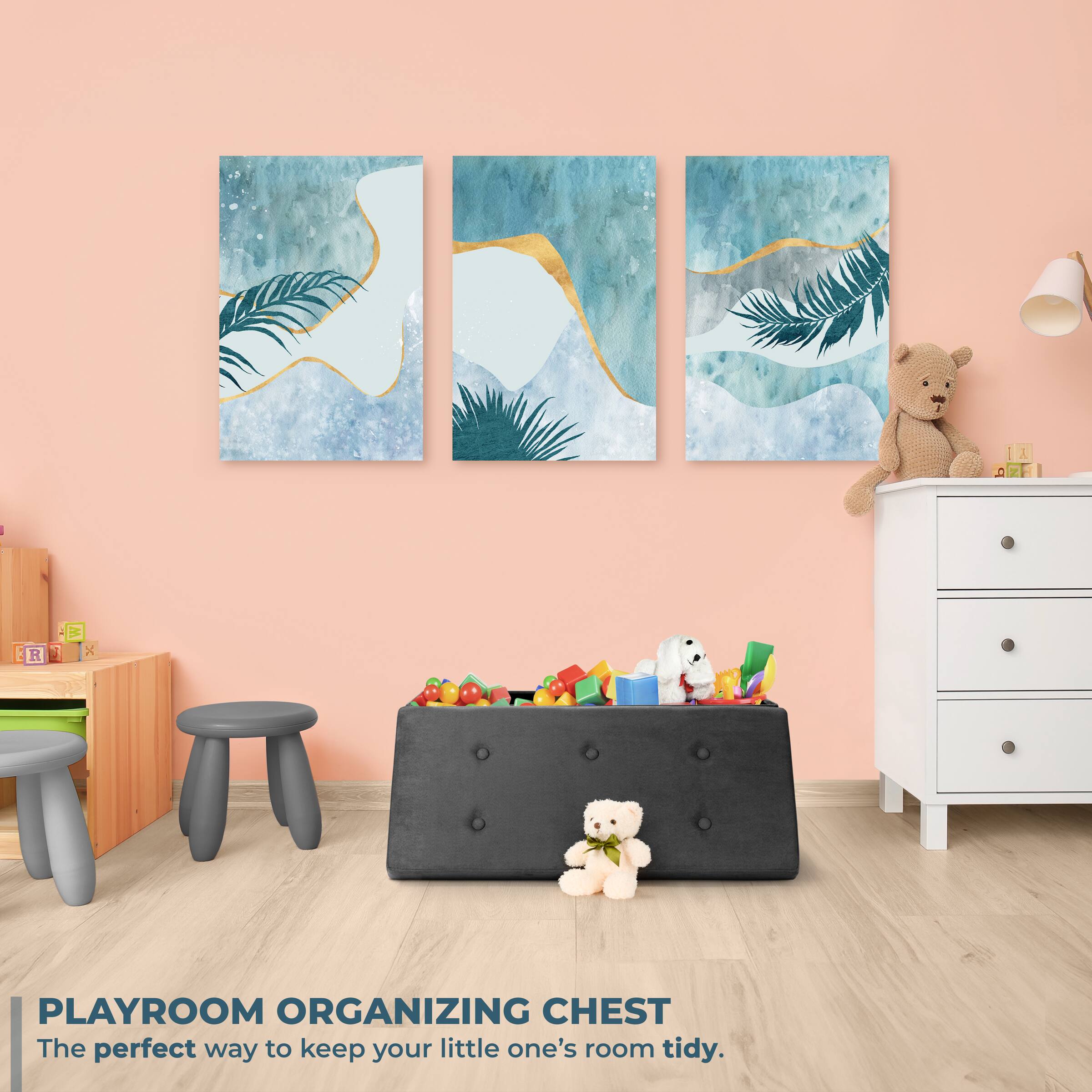 1 - PLAYROOM ORGANIZING CHEST  
The perfect way to keep your little one's room tidy.