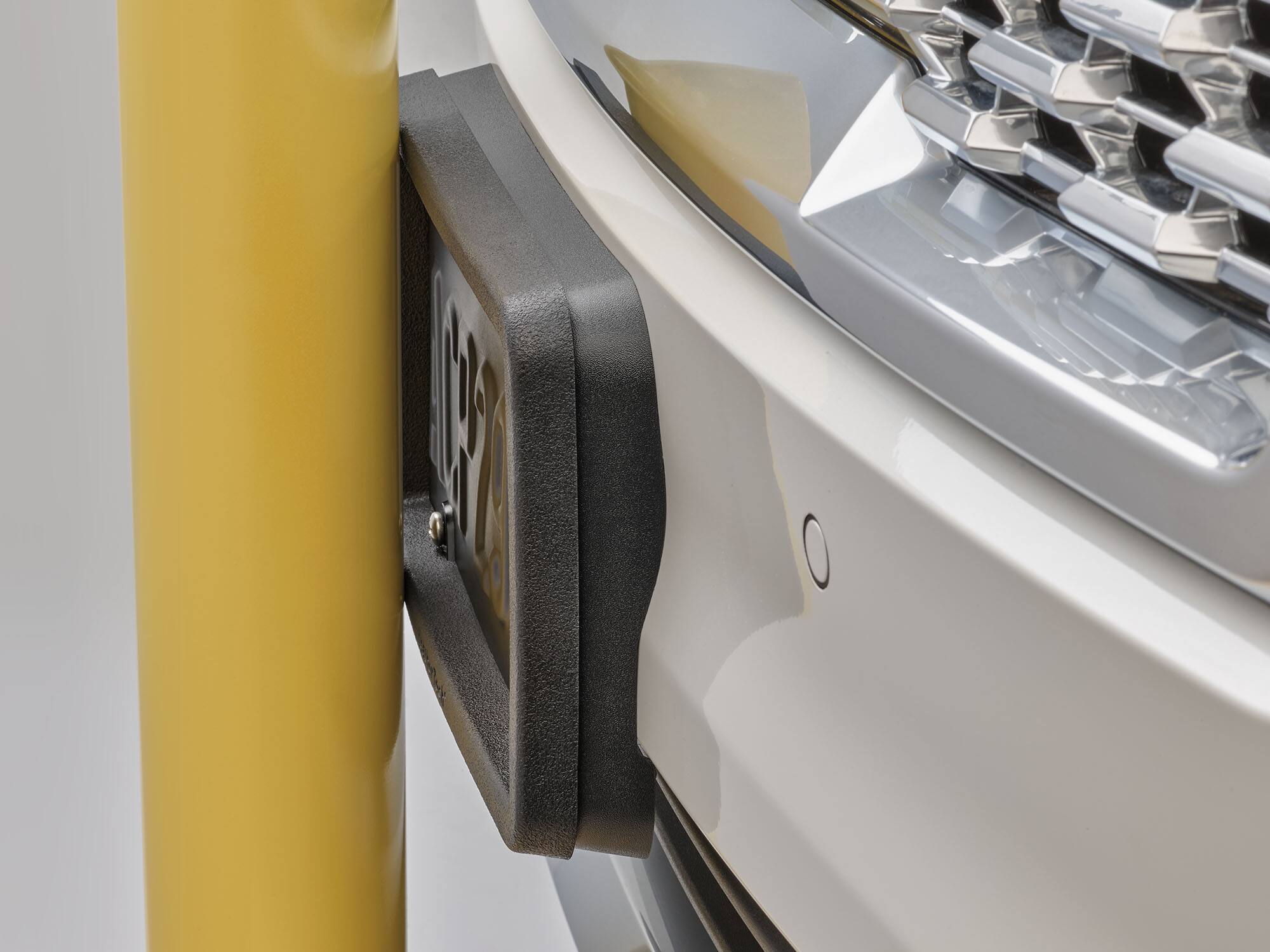 Alt View 4. WeatherTech - BumpFrame | Heavy-Duty License Plate and Bumper Protector with Impact Resistance Design - Black.