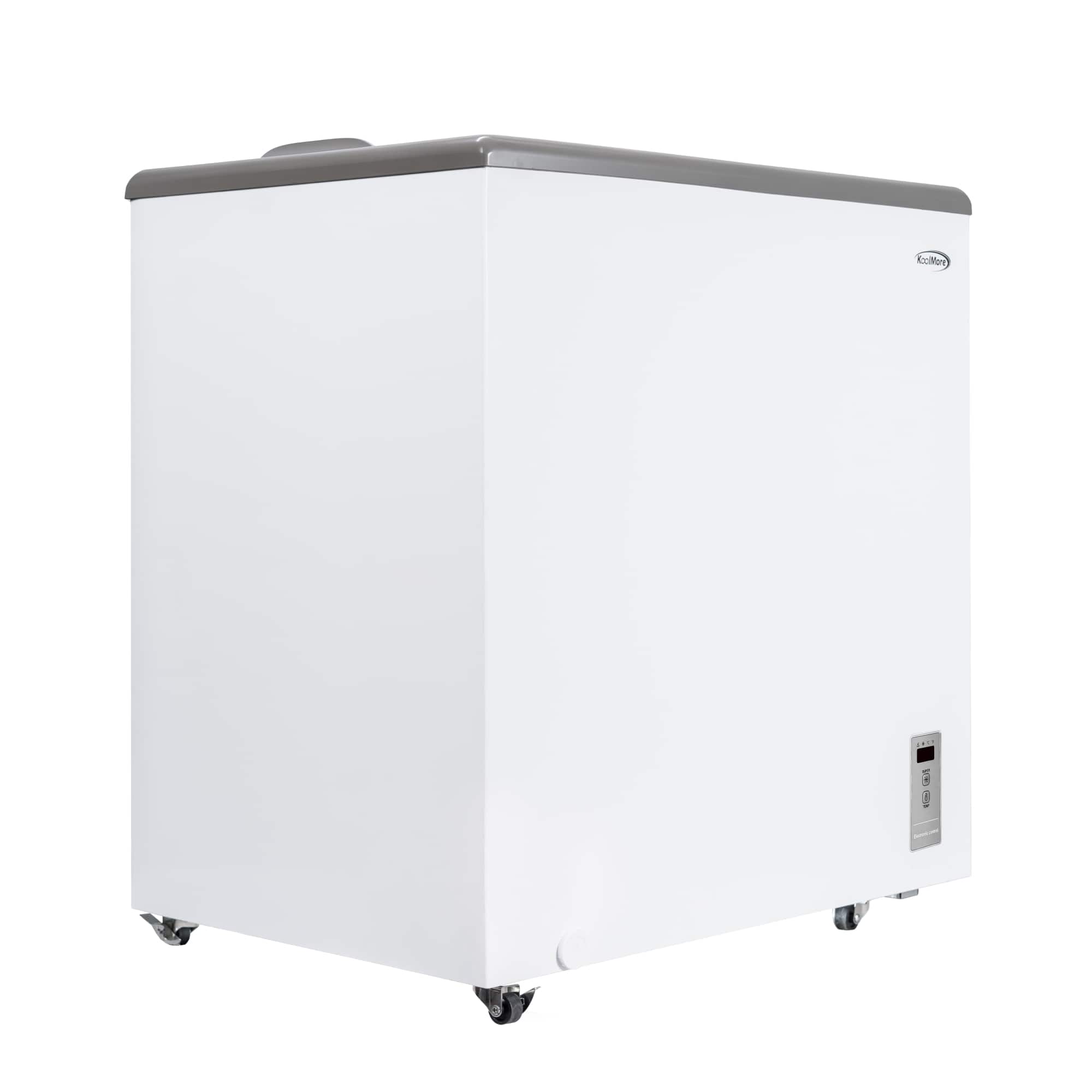Koolmore - 30 in. Commercial Flat Top Ice Cream Display Freezer, 7 Cu. Ft. (KM-ICD-70C) - White