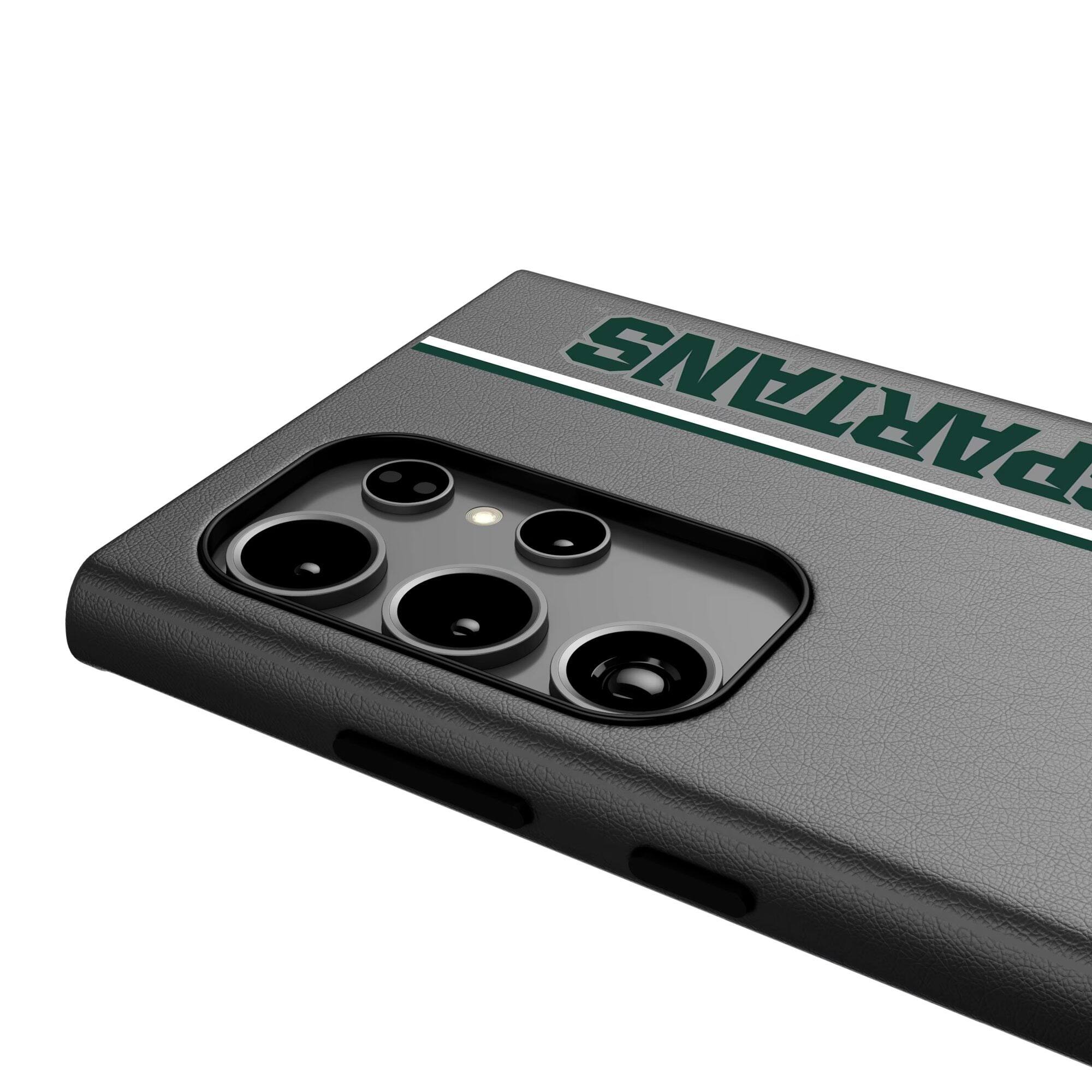 Alt View 2. Keyscaper - Michigan State Spartans Galaxy Magnetic Bump Case - S24 - Black.