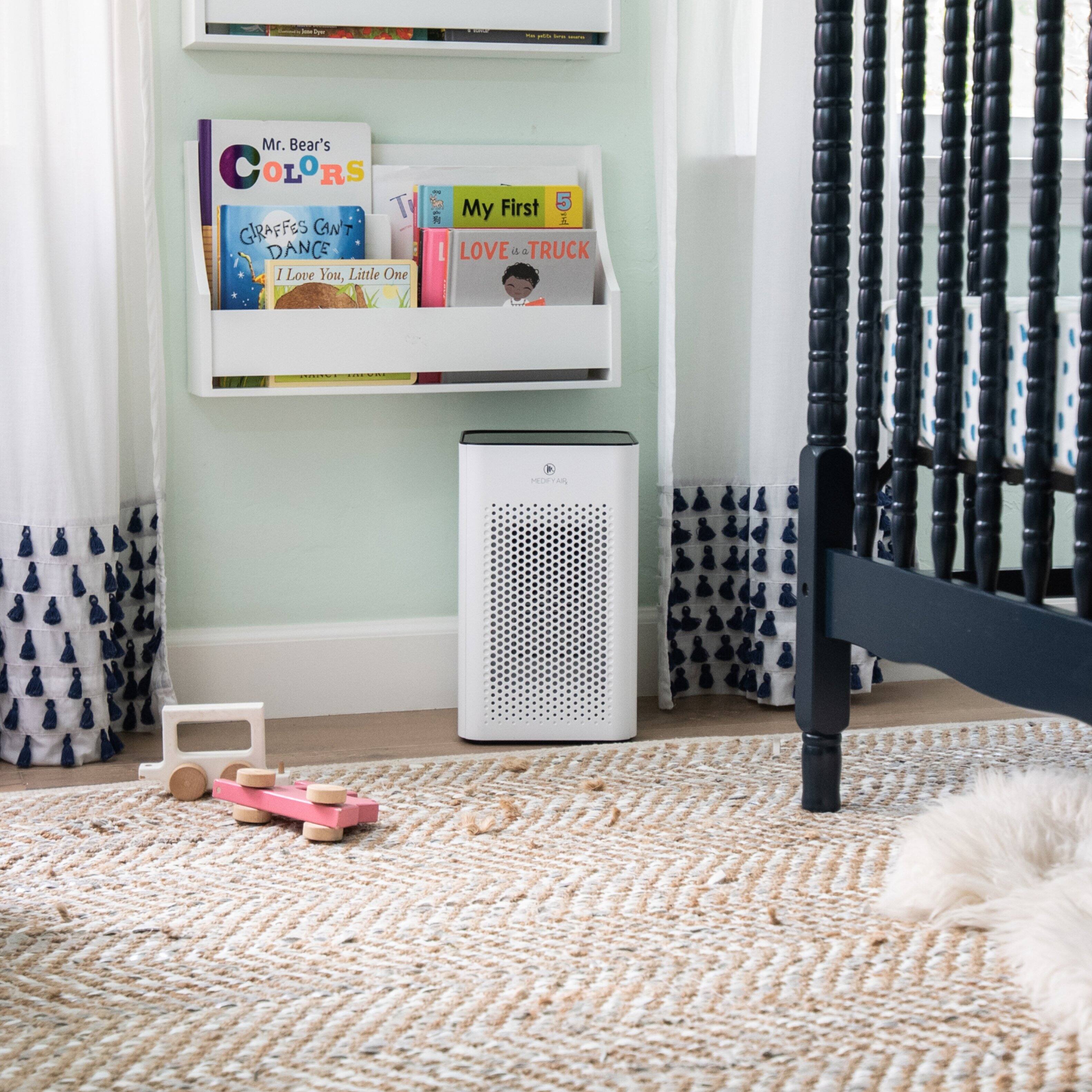 Alt View 13. Medify Air - Medify MA-25 413 Sq. Ft. Portable Air Purifier with True HEPA H13 Filter - White.