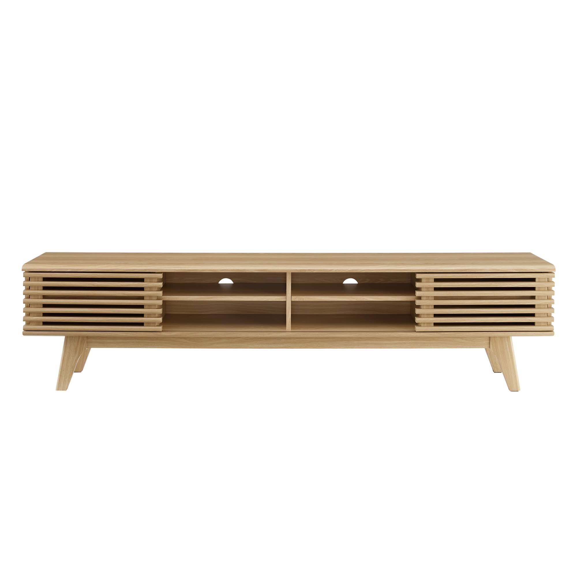 Left. Modway - Render 70" Entertainment Center TV Stand by Modway - Oak.