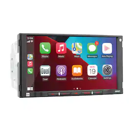 Dual - 7" Double DIN Touchscreen Car Stereo | CarPlay & Android Auto | Bluetooth | Backup Camera Input - Black