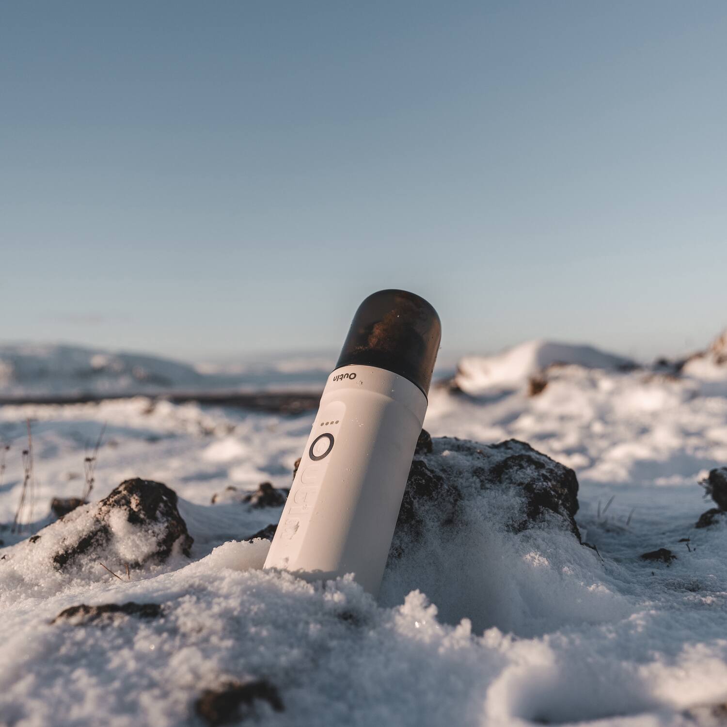 Outin Nano Portable Electric Pearl White Espresso Machine with