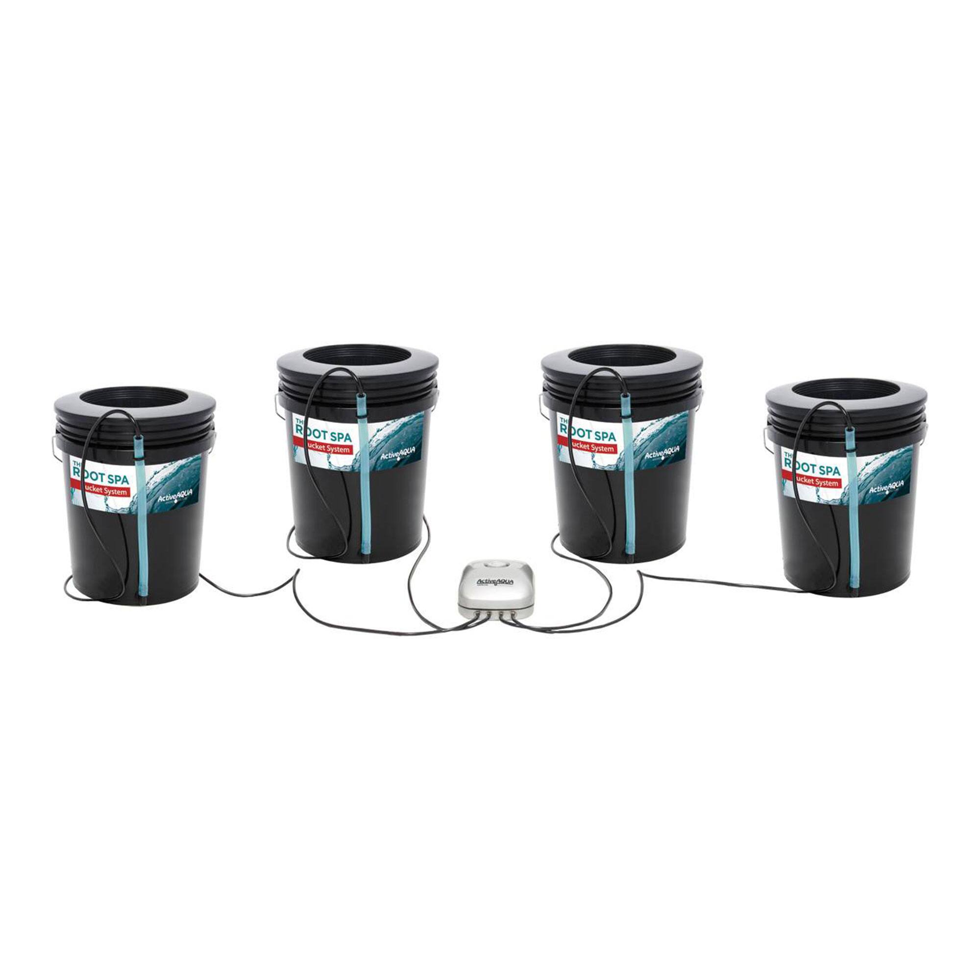 Active Aqua - RS5GAL4SYS Root Spa 5-Gallon 4-Bucket Deep Water Culture System - Black price history on PriceWatchPro