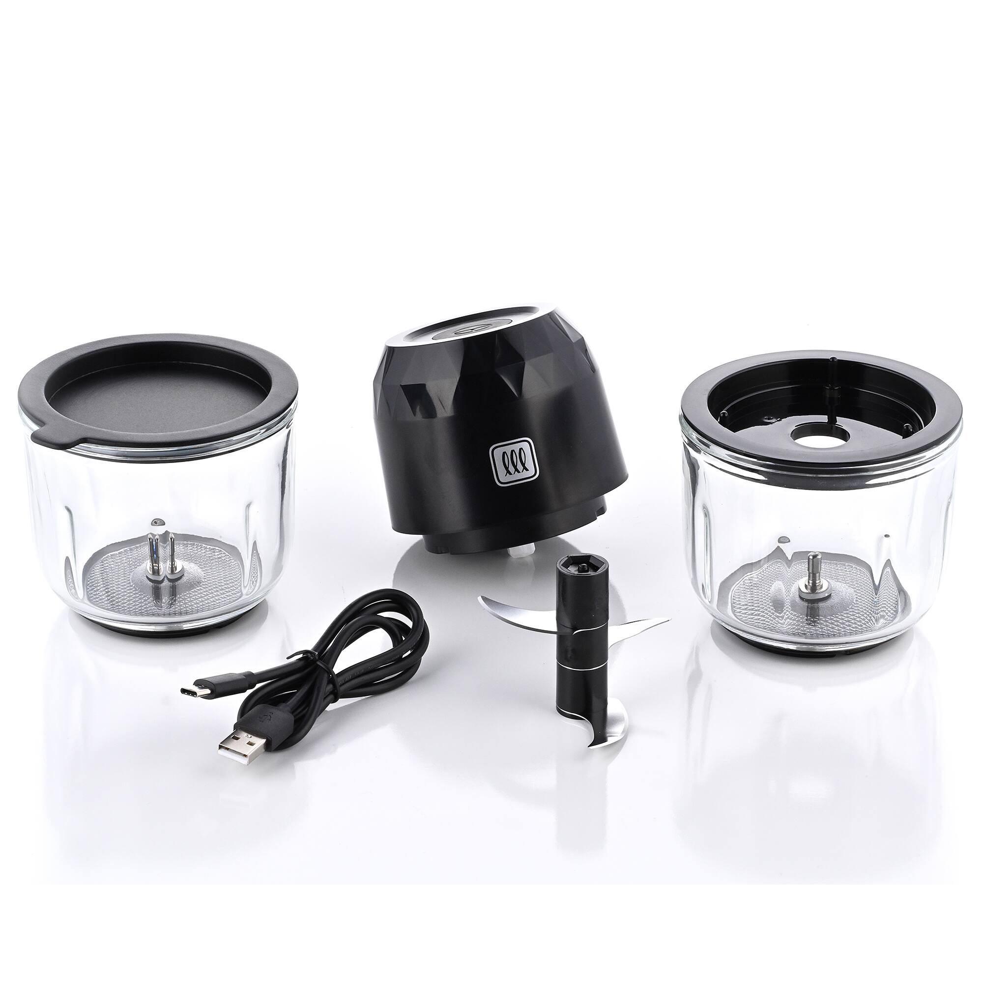 Alt View 2. Toastmaster - 1 Cup Cordless Glass Mini Chopper - Black.