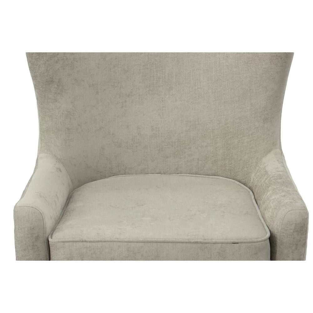 Alt View 3. Carolina Chair & Table - Claudie Wingback Accent Chair - Gray - Grey.
