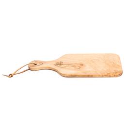 Berard - Olivewood Handcrafted 10-Inch Cutting Board with Handle - Brown