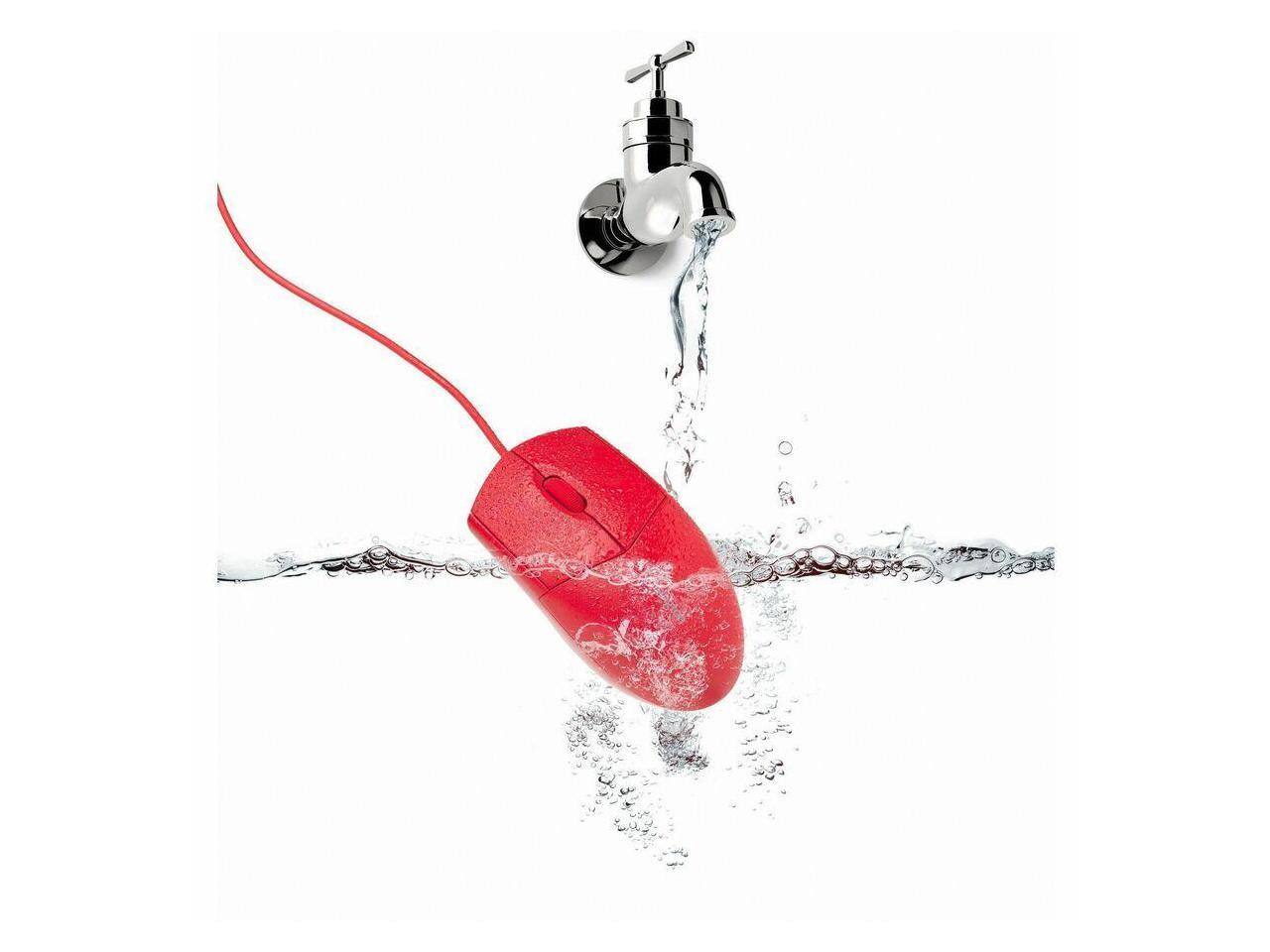 Alt View 5. Kensington - Kensington Pro Fit Wired Mouse - Red, USB, 1600 dpi, 3 Buttons - Red.