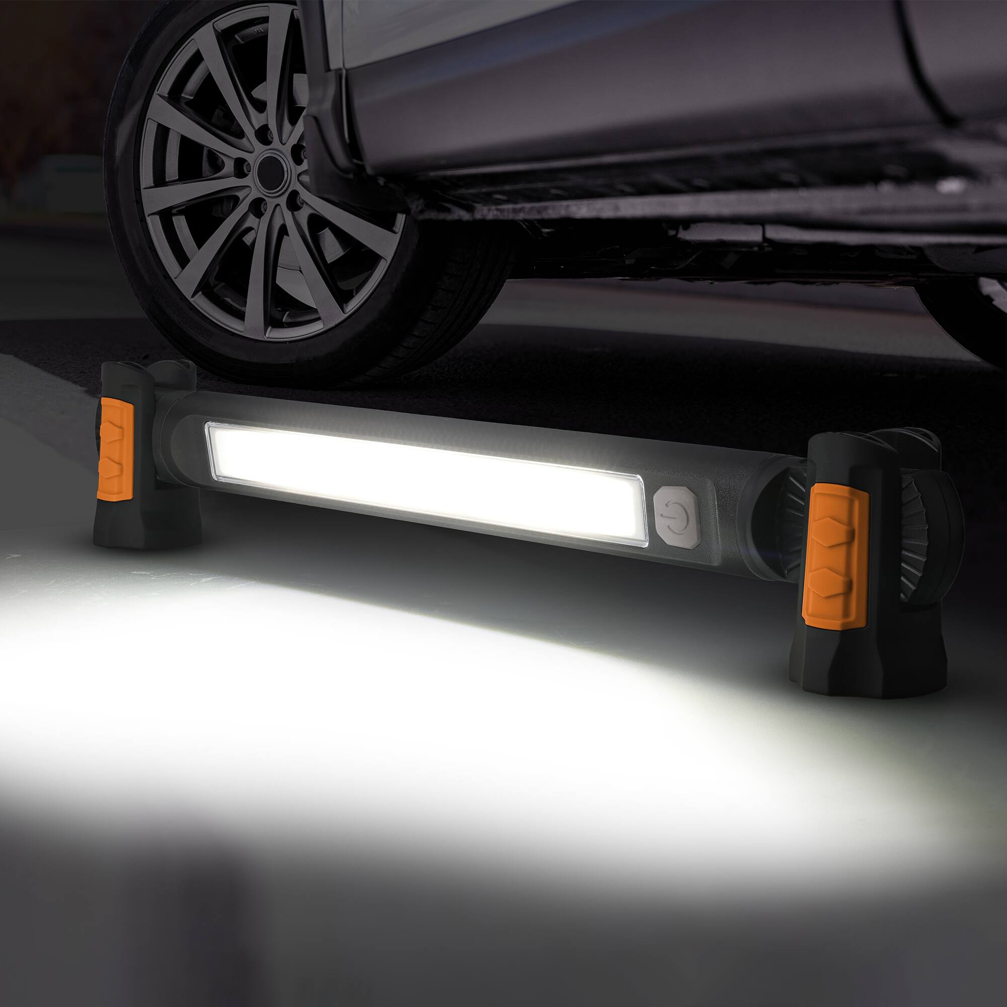 Alt View 6. Black+Decker - BLACK+DECKER COB Utility LED Light Bar, Magnetic Work Light W/ Dual Hooks, IP54-Rated, 1,400 Lumens - Black.