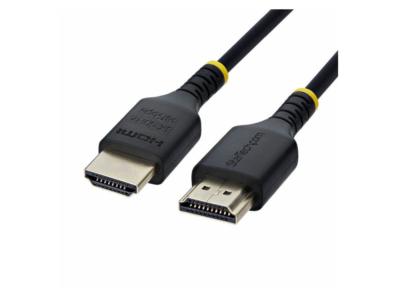 Startech - 3ft Slim HDMI 2.1 Cable, 8K@60Hz/4K@120Hz, Ultra High Speed, Flexible