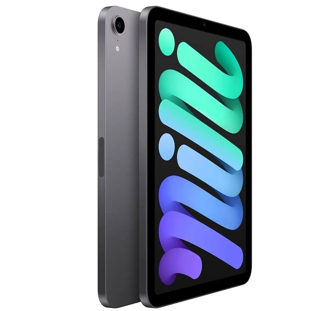 Front. Apple - Apple iPad Mini 6 Wifi 256GB - space gray.