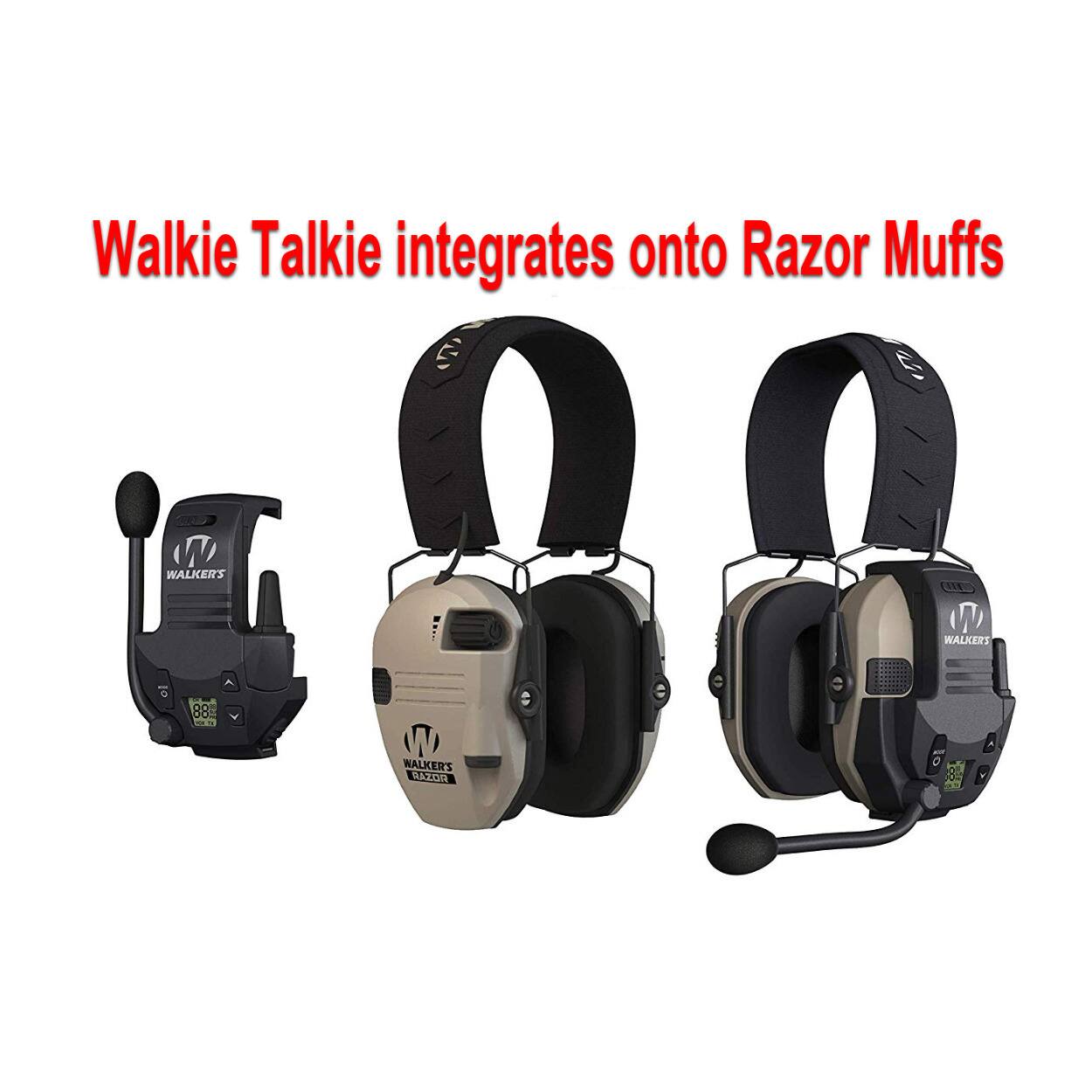 Walkie Talkie integrates onto Razor Muffs

WALKER'S WALKER'S WALKER'S MAZIN