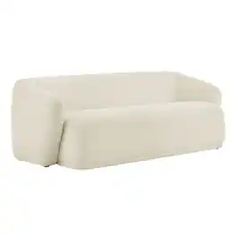 Monica 88 Inch Boucle Fabric Sofa by Modway - Cream