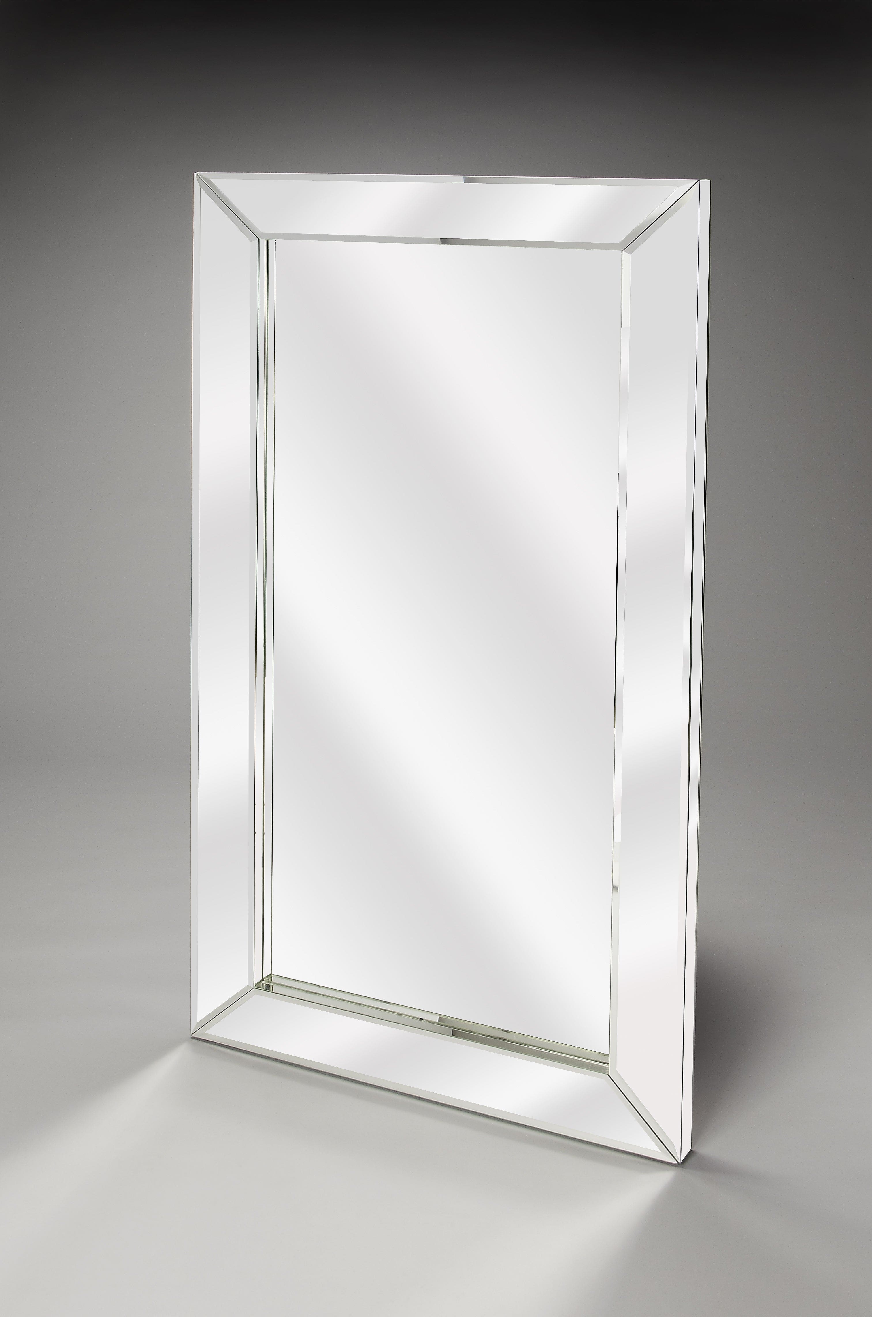 Butler Specialty - Emerson 31.5 in. W x 59 in. H Rectangular Mirrored Frame Wall Mirror - Clear