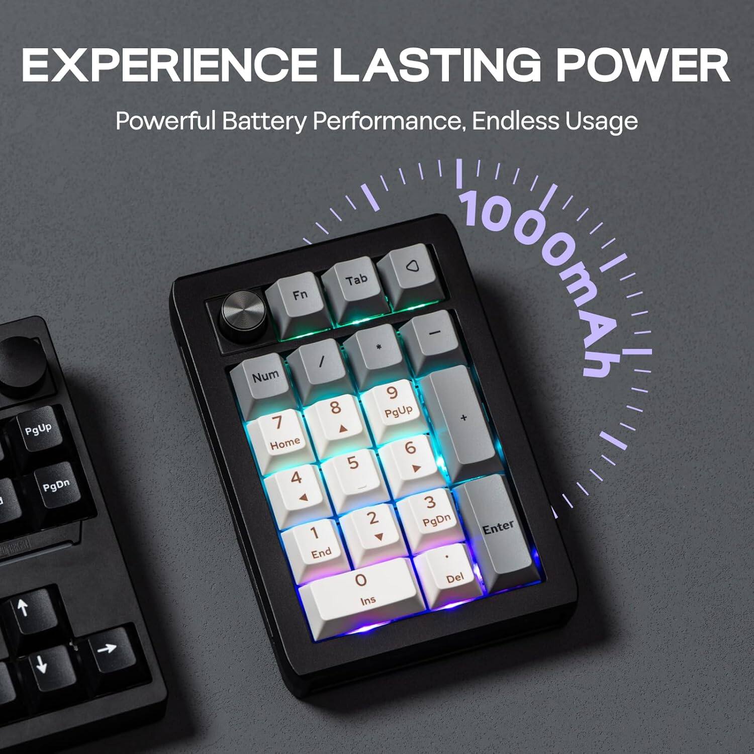 EXPERIENCE LASTING POWER  
Powerful Battery Performance, Endless Usage  
1000mAh