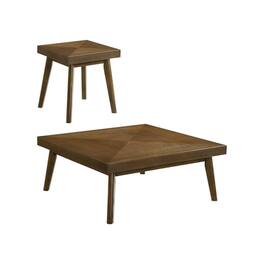 Coaster Co. of America - Westerly 2-piece Square Coffee and End Table Set - Walnut