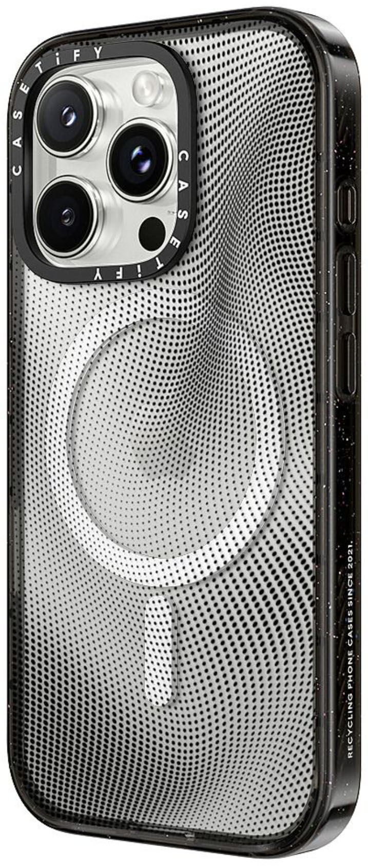 Casetify CASETiFY iPhone16PRO ケース Black kingsnake ミラー Black