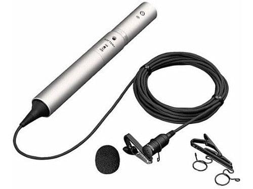 Sony - ECM-77B Miniature Omnidirectional Lavalier Microphone - Microphones