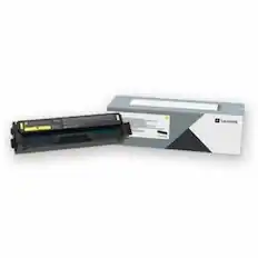Front. Lexmark - Lexmark Unison Original Extra High Yield Laser Toner Cartridge - Yellow - 1 Each - 6700 Pages - Yellow.