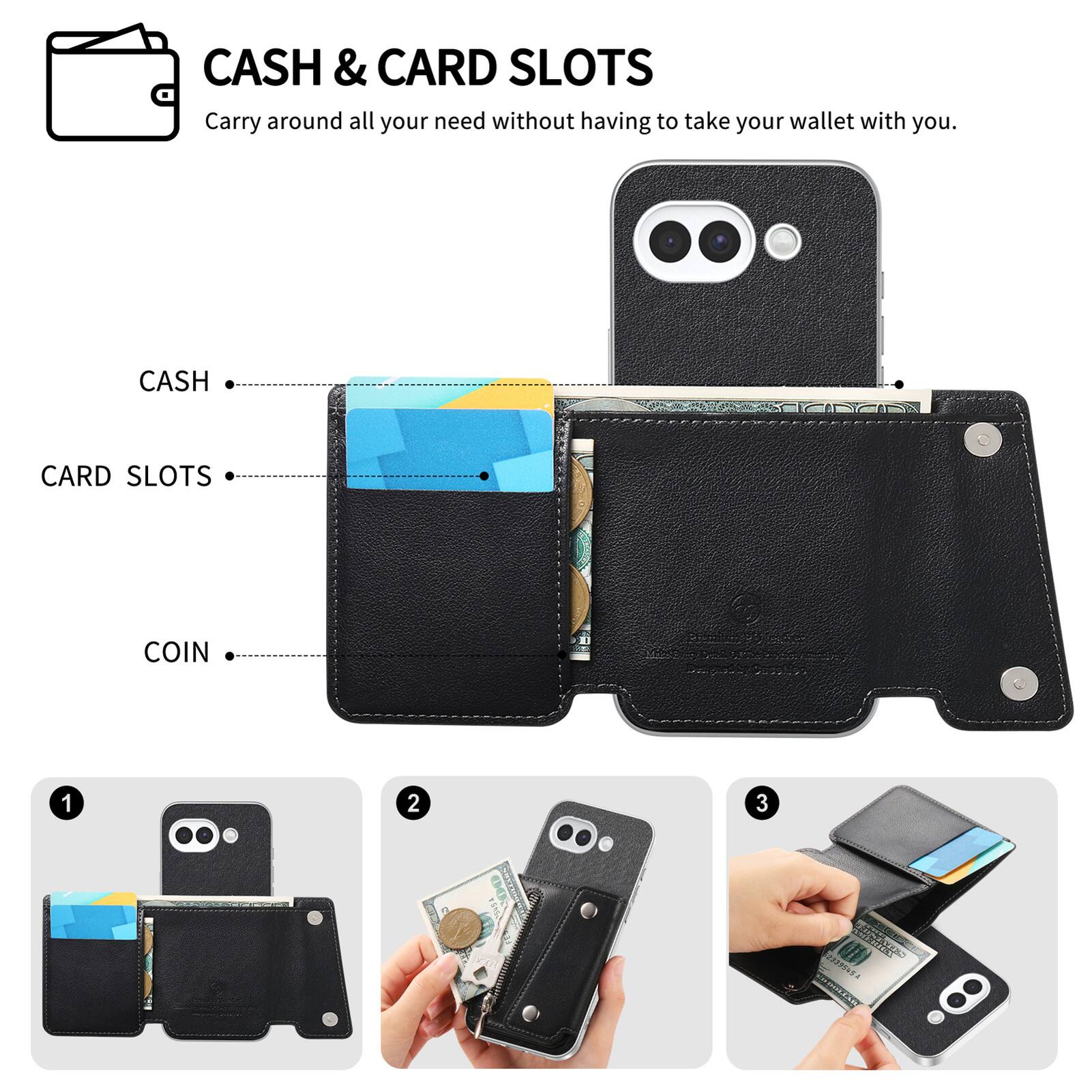 CASH & CARD SLOTS  
Carry around all your need without having to take your wallet with you.

CASH  
CARD SLOTS  
COIN  

1  
2  
3  

629395991 RALIFORM
