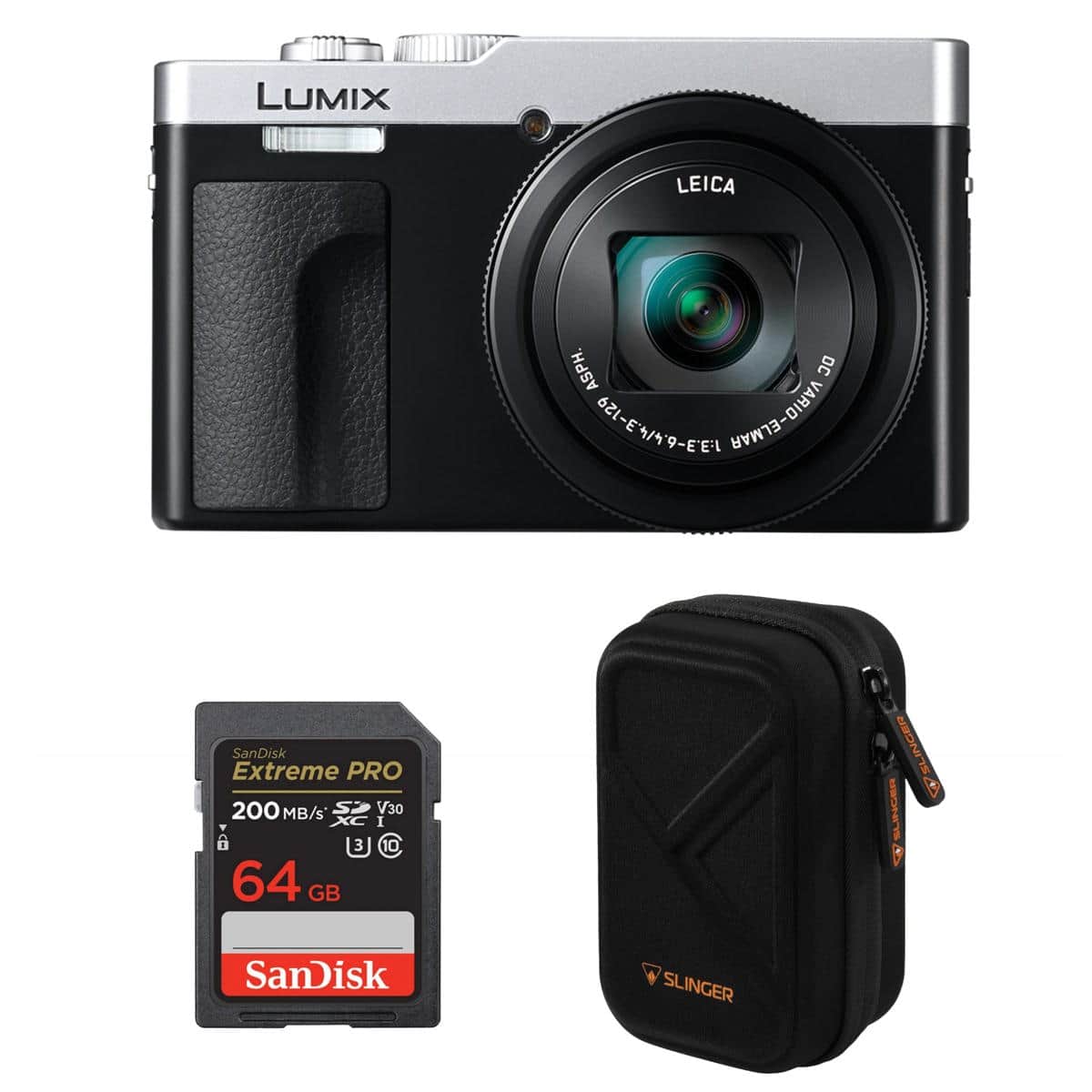 Bundle - Panasonic - LUMIX ZS99 Digital Camera