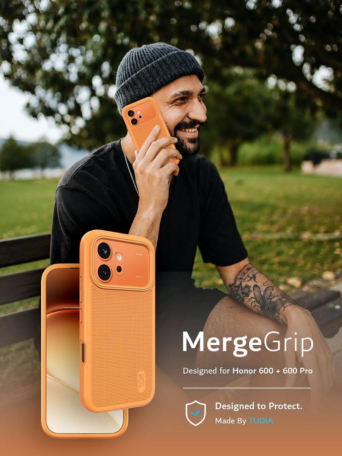TUDIA

MergeGrip
Designed for Honor 600 + 600 Pro
Designed to Protect.
Made By TUDIA